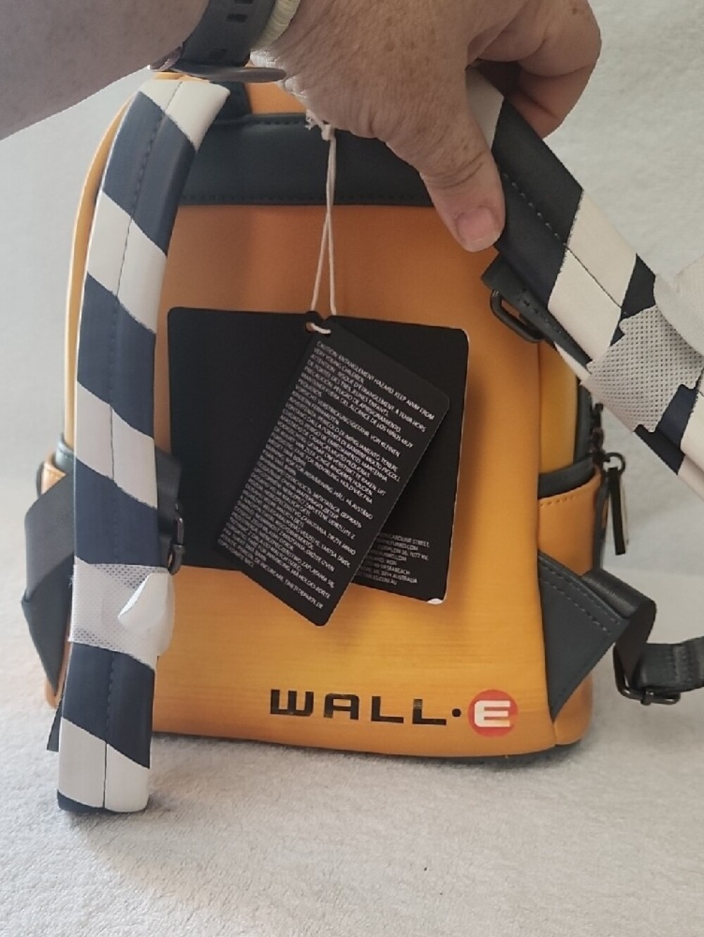 Loungefly Yellow Pixar WALL·E Character Backpack with Matching WALL•E Wallet - Picture 5 of 11